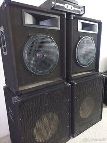 Zvuková zostava 2x1200W Max.