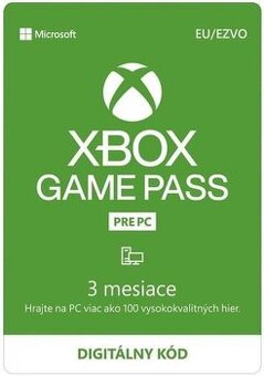 XBOX GAME PASS - 3 mesiace