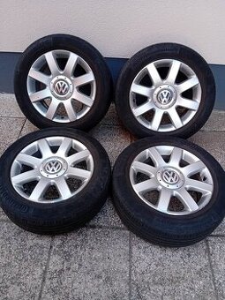 Volkswagen  alu disk - leté pneu.continental 205/55 r16