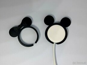 Krytka na nabíjačku hodiniek Apple Watch Mickey a Minnie