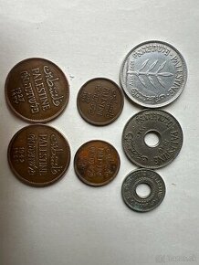 Mince Palestína 1927 , 1940,1942 cena spolu 25€