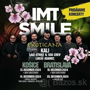 IMT Smile Bratislava Tipos arena 19.12.2024, 2listky