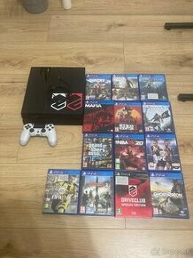 PlayStation 4 500GB, 1 ovladač, 16 hier