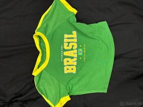 Brasil Crop Top Tričko, Veľkosť XS