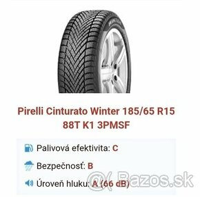 Pirelli Cinturato Winter 185/65 R15 88T K1 3PMSF - 1