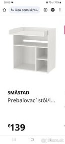 Prebaľovaci stôl Ikea