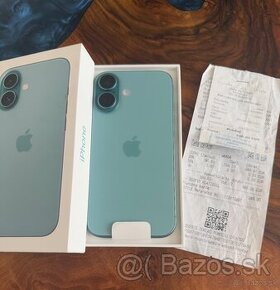 iPhone 16 128gb Teal 2r záruka