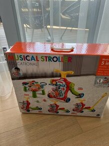 Musical Stroller 5 v 1 - edukačné chodítko, kolobežka atd..