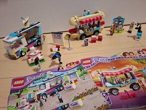 Lego friends - TV stanica a Hotdog stanok