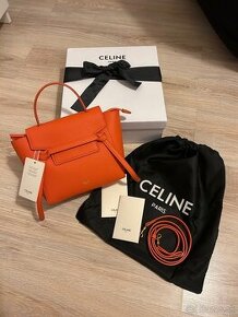 Celine micro belt bag s balením - oranžová (CE2)