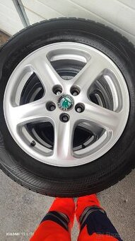 Disky škoda Octavia 5x100r 15 pneu 195/65r15