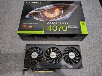 Úplne nová Gigabyte Geforce RTX 4070 Super WF 3X OC 12GB