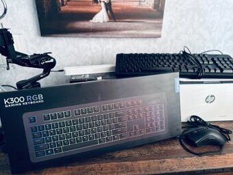 Predám klávesnicu Lenovo RGB K300 a myš Razer Deathadder v2