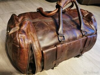 Kožená cestovná taška buffalo leather