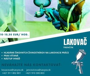 Lakovač 10€ - 10,50€