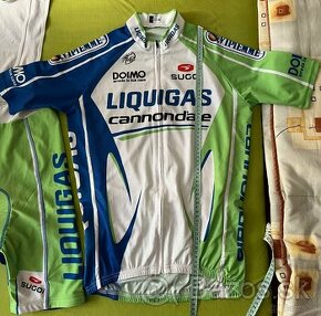 Detský cyklistický dres LIQUIGAS CANNONDALE - 1