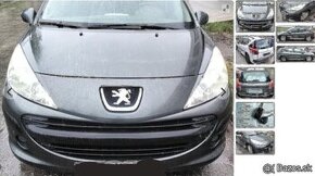 PEUGEOT 207 1.4 2007 predám NÁRAZNÍK, MOTOR 8FS, KAPOTA, SVE