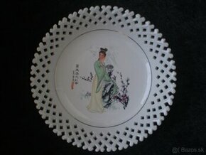 Dekoratívny čínsky tanier - 1