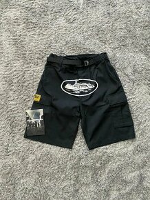 Corteiz Alcatraz Cargo Shorts - Black - 1