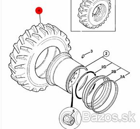 JCB Tyre 20.5-25 16PR Sitemaster