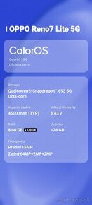 Oppo Reno 7 light 8ram/128GB