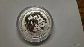 Lunar Dragon 1/2 Oz - investičné striebro