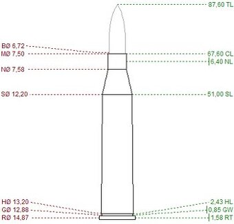 Predám 29 nábojníc zn. LFB kal. 6,5x68R - 1