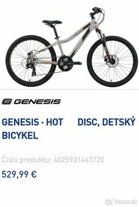 Genesis Hot 26" Disk detský bicykel