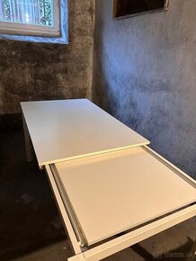 IKEA Rozťahovací stôl 120/180x75 biela