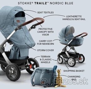 STOKKE Carry Cot.. farba Nordic Blue.