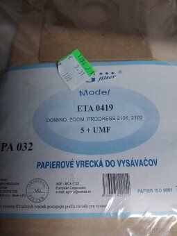 Papierové vrecká do vysávačov ETA 0419