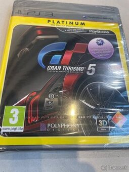 Gran Turismo 5 platinum PS3- nové