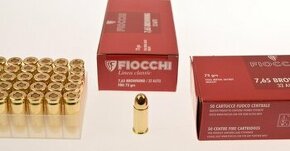 Predám náboje 7,65 mm Browning Fiocchi 0,30 eura za kus