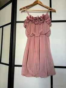 CUTE dress; floral pink dress (size xs)