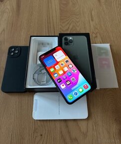 iPhone 11Pro 64gb Midnight Green v záruke + príslušenstvo