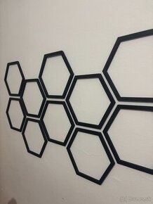 3D Hexagon stena