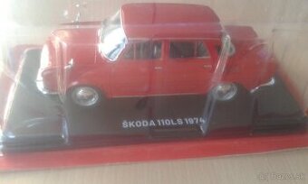 Škoda 110LS 1974 1:24 - časopis ,Škoda 100L 1974 1:24