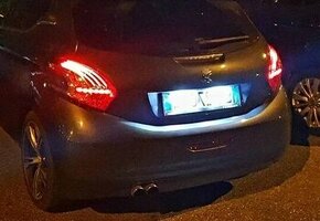 LED osvetlenie SPZ EVC značky Peugeot Citroen - 1