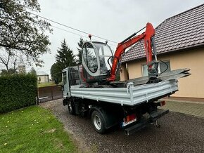 Iveco Eurocargo sklapač a minibager Wacker Neuson - 1