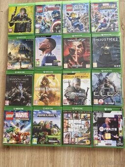 Hry na xbox one - GTA V, FIFA, Mortal Kombat, Tekken