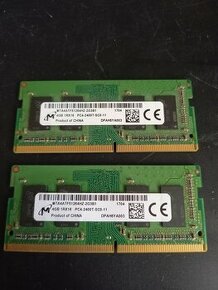 8GB RAM (2x 4GB) DDR4 SO-DIMM Micron 2400MHz - 1