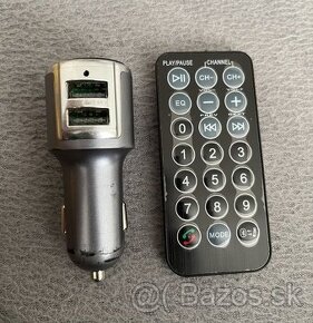 FM Transmitter + Roztrojka 12/24V + USB