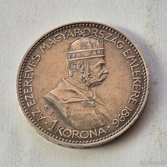 1 Koruna 1896 K.B František Jozef I.