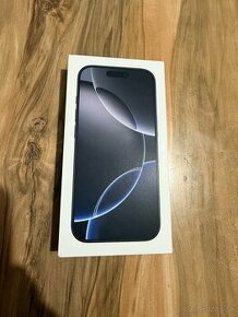 Predám Apple iPhone 16 PRO 256Gb Black Titan Nový