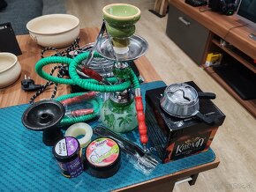 Hookah,vodná fajka s príslušenstvom - 1