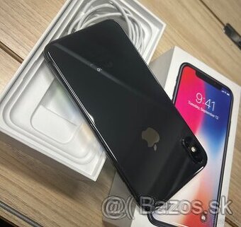 iPhone X 256GB - 100% batéria