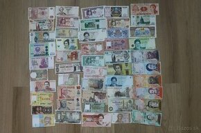 UNC bankovky 50 kusov mix (č.2)