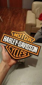 Harley Davidson Logo na stenu