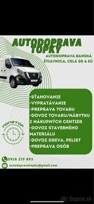 NÁKLADNÉ TAXI Banska Stiavnica, Zvolen , Bystrica