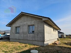 Novostavba - 3 izbový bungalov v obci Horovce, pozemok 620 m